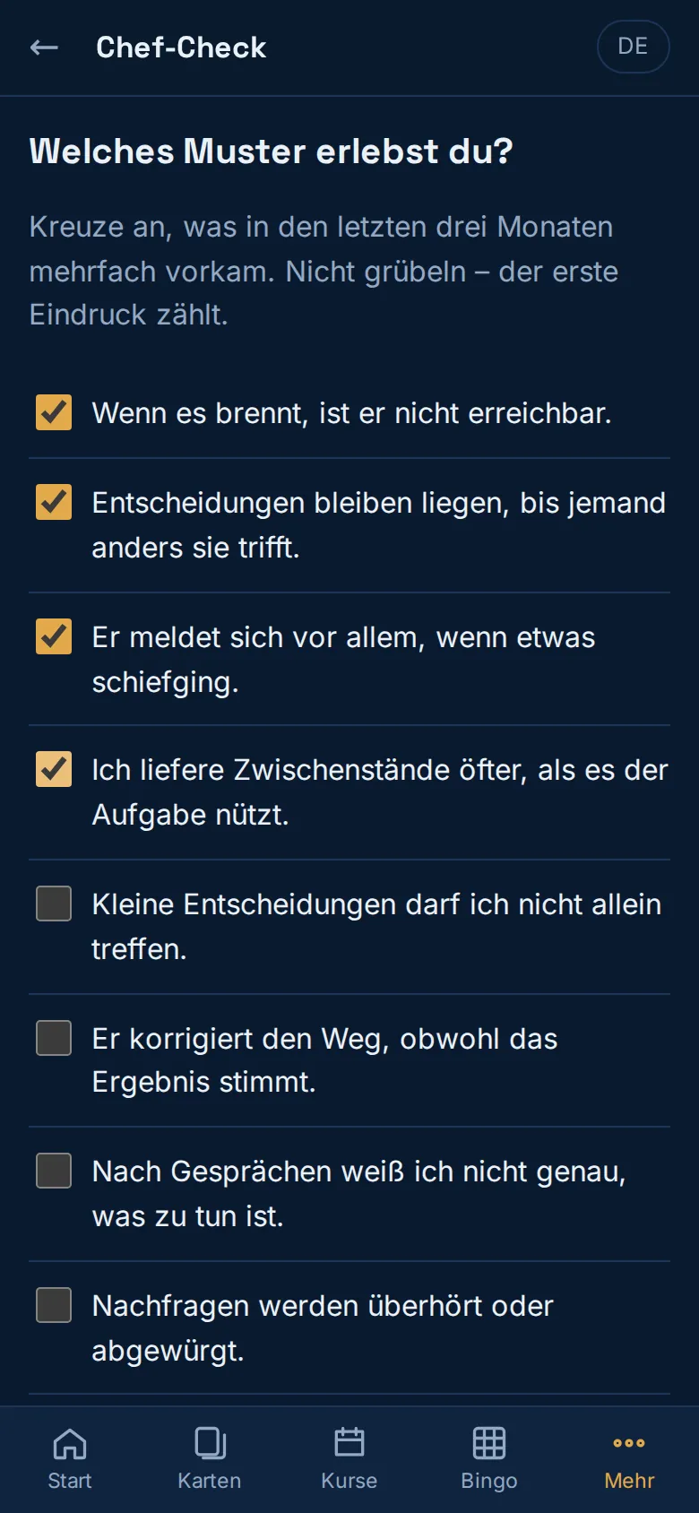 Selbsttests