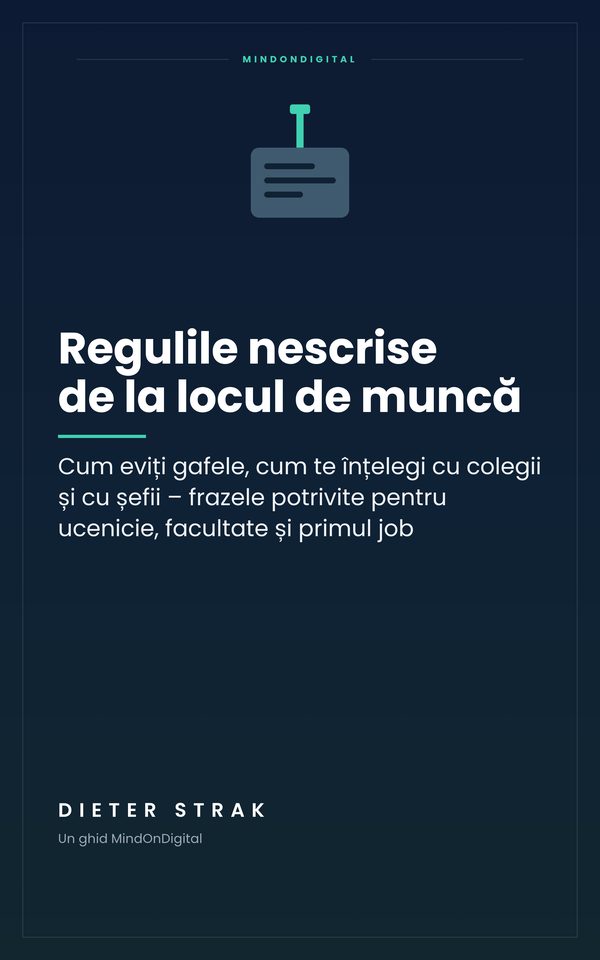 Coperta cărții: Regulile nescrise de la locul de muncă