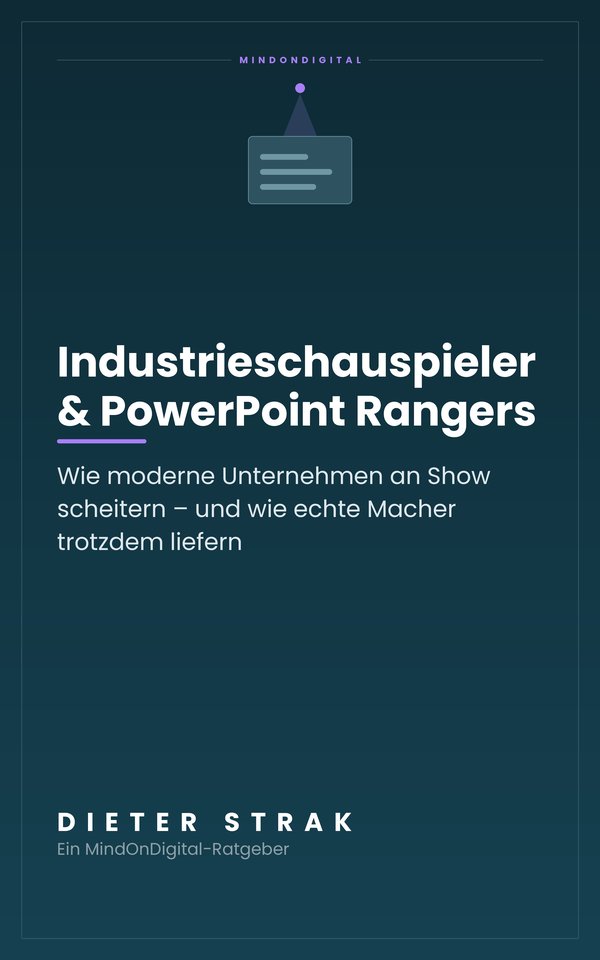 Buchcover Industrieschauspieler & Powerpointrangers