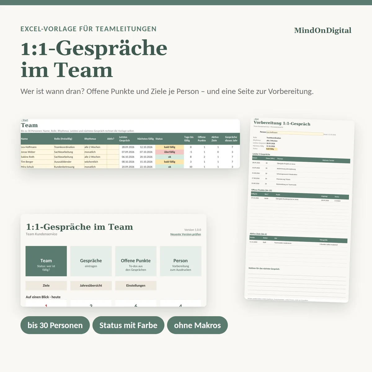 1:1-Gespräche im Team