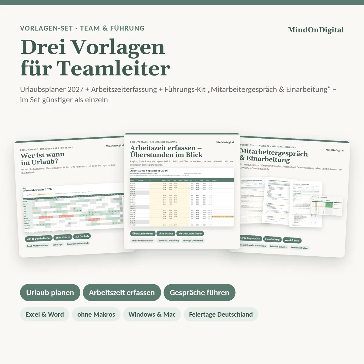 Vorlagen-Set Team & Führung