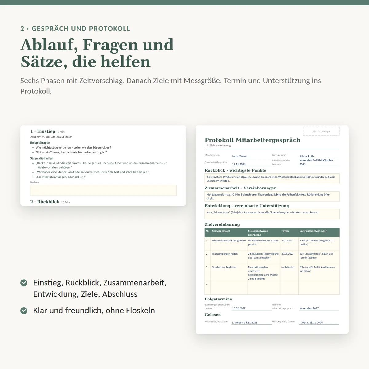 Gesprächsleitfaden