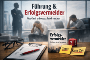 Titelbild zum Artikel ‚Wie Chefs unbewusst Erfolgsvermeider erzeugen‘ – Symbolbild für Führung, Teamdynamik und typische Fehler im Management.
